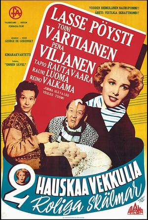 Poster 2 hauskaa vekkulia 1953