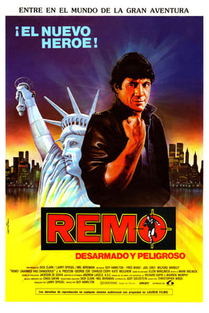 Poster Remo, desarmado y peligroso 1985