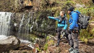 Running Wild with Bear Grylls: The Challenge Cynthia Erivo in the Brecon Beacons Mountains