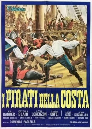 Poster Los piratas de la costa 1960