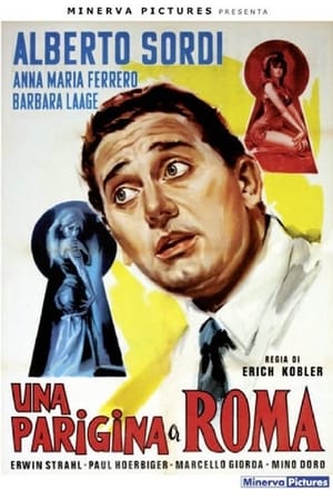 Poster Una parigina a Roma 1954