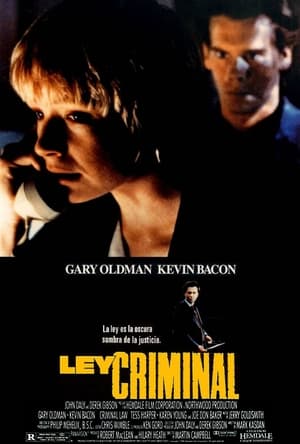 Poster Ley criminal 1989