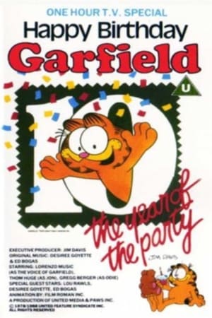 Poster Happy Birthday Garfield 1988