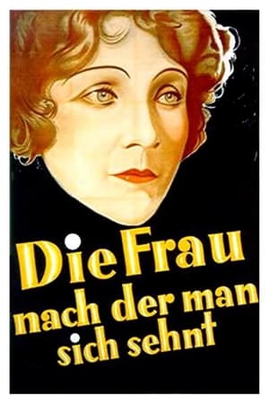 Poster Die Frau, nach der man sich sehnt 1929
