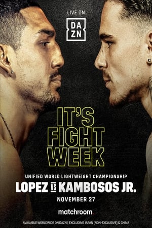 Poster Teofimo Lopez vs. George Kambosos Jr 2021