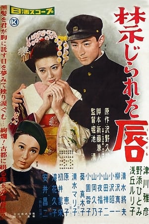 Poster 禁じられた唇 1958