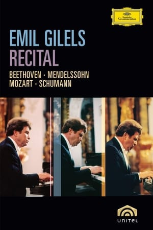 Emil Gilels Recital poster