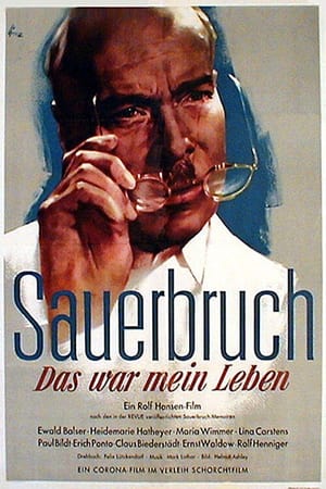 Poster The Life of Surgeon Sauerbruch (1954)