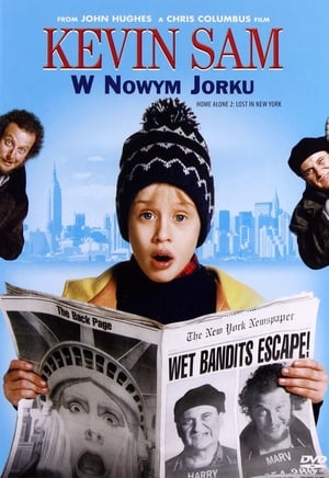 Poster Kevin sam w Nowym Jorku 1992