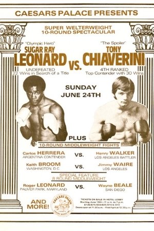 Image Sugar Ray Leonard vs. Tony Chiaverini