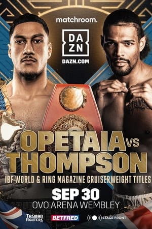 Poster di Jai Opetaia vs. Jordan Thompson