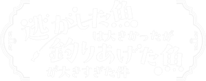 逃がした魚は大きかったが釣りあげた魚が大きすぎた件 — Logos 2