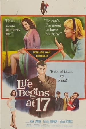 Poster Life Begins At 17 1958