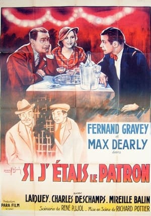 Poster Si j'étais le patron (1934)