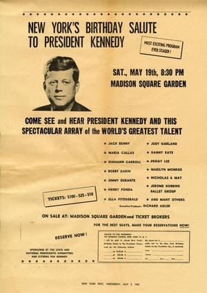 Poster President Kennedy's Birthday Salute (1962)