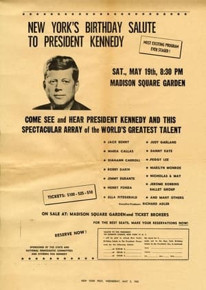 Poster President Kennedy's Birthday Salute 1962