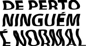De Perto Ninguém é Normal — Logos 1