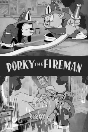 Poster Porky the Fireman 1938