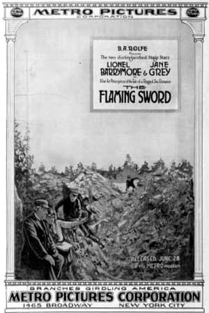 Poster The Flaming Sword 1915