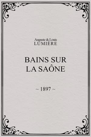 Poster Bains sur la Saône 1897