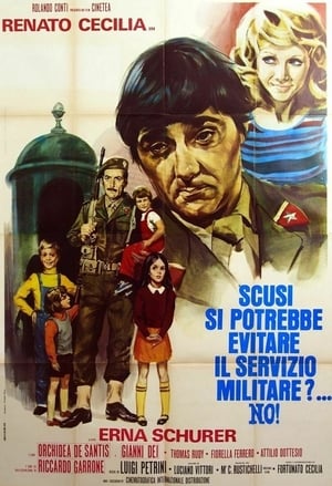Poster Scusi, si potrebbe evitare il servizio militare?... No! (1974)