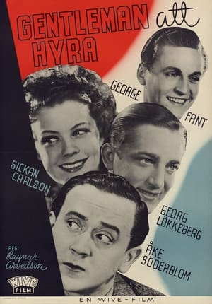 Poster Gentleman att hyra (1940)