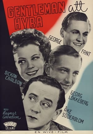 Poster Gentleman att hyra 1940