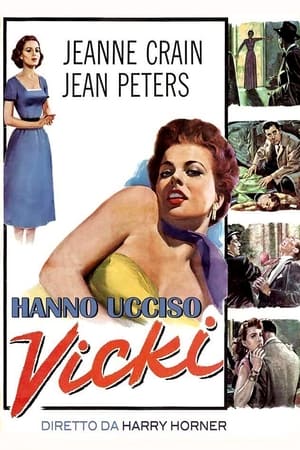 Poster Hanno ucciso Vicki 1953
