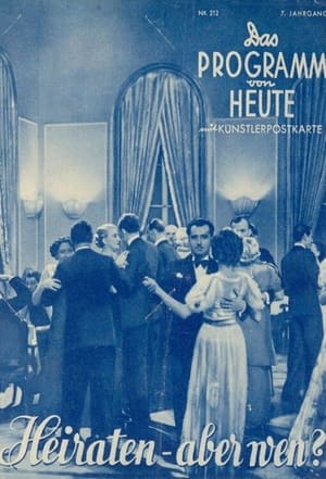 Poster Heiraten - aber wen? (1938)