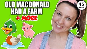 Old MacDonald Had A Farm + other Animal Songs Learning Songs for Toddlers Preschoolers Old McDonald | StreamHub