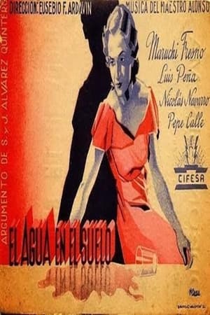 Poster El agua en el suelo (1934)