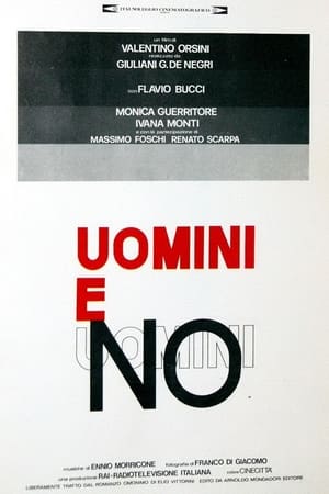 Poster Uomini e no 1980