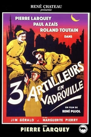 Poster Trois artilleurs en vadrouille 1938