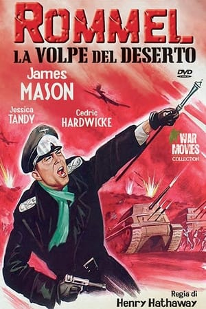 Poster Rommel la volpe del deserto 1951