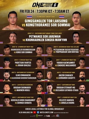 Image ONE Friday Fights 6: Gingsanglek vs. Kongthoranee