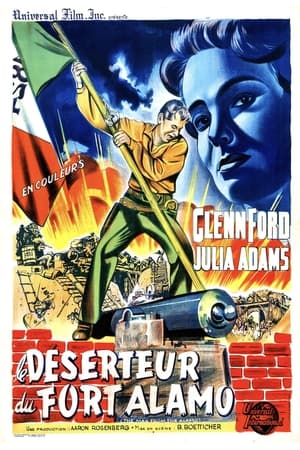 Poster Le Déserteur du Fort Alamo 1953