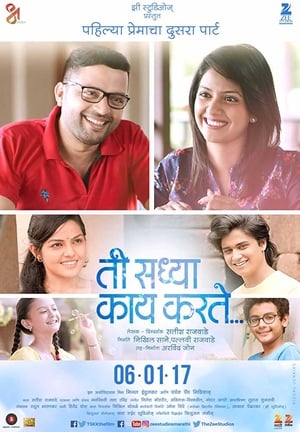 Poster Ti Saddhya Kay Karte (2017)