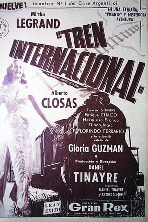 Poster Tren internacional 1954