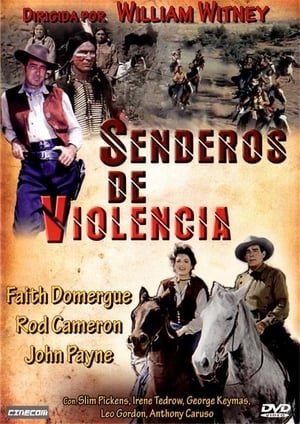 Poster Senderos de violencia 1955