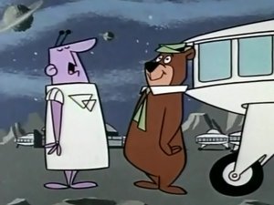 The Huckleberry Hound Show Space Bear