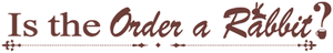 Is the Order a Rabbit? — Logos 3