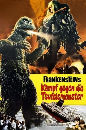 Poster Frankensteins Kampf gegen die Teufelsmonster 1971