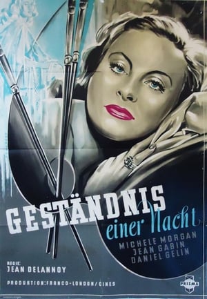 Poster Geständnis einer Nacht 1952