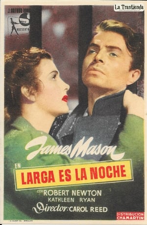 Poster Larga es la noche 1947