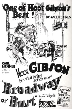 Poster Broadway or Bust (1924)