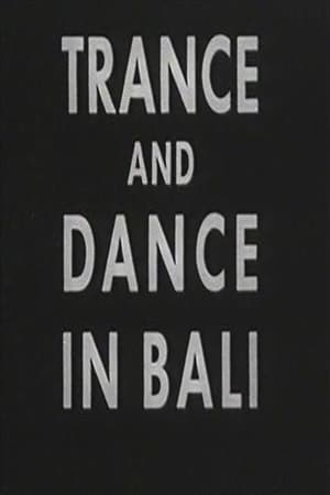 Trance and Dance in Bali poster