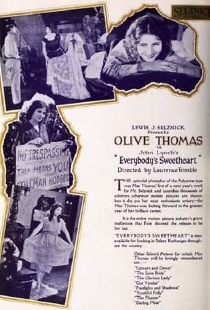 Poster Everybody's Sweetheart 1920