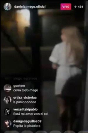 Daniela Mego a los tiros en su casa pq intentaron entrar a robarle