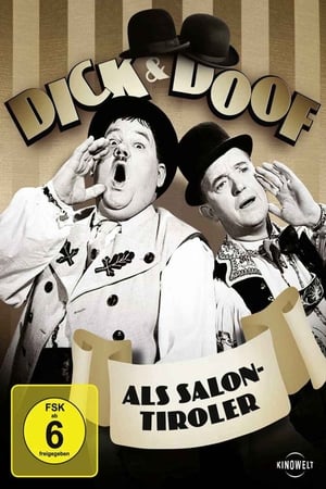 Poster Dick und Doof als Salontiroler 1938
