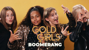Still from Music video: GoldGirls Boomerang